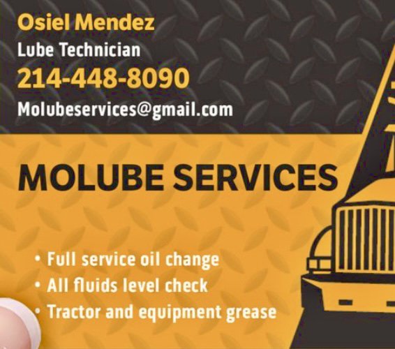MOLUBE SERVICES Request a Quote Rosenberg, Texas Oil Change