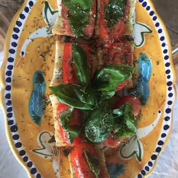 Al Barilotto - amazing bruschetta. that's a portion for two people. - Italian Near Me - Positano, SA