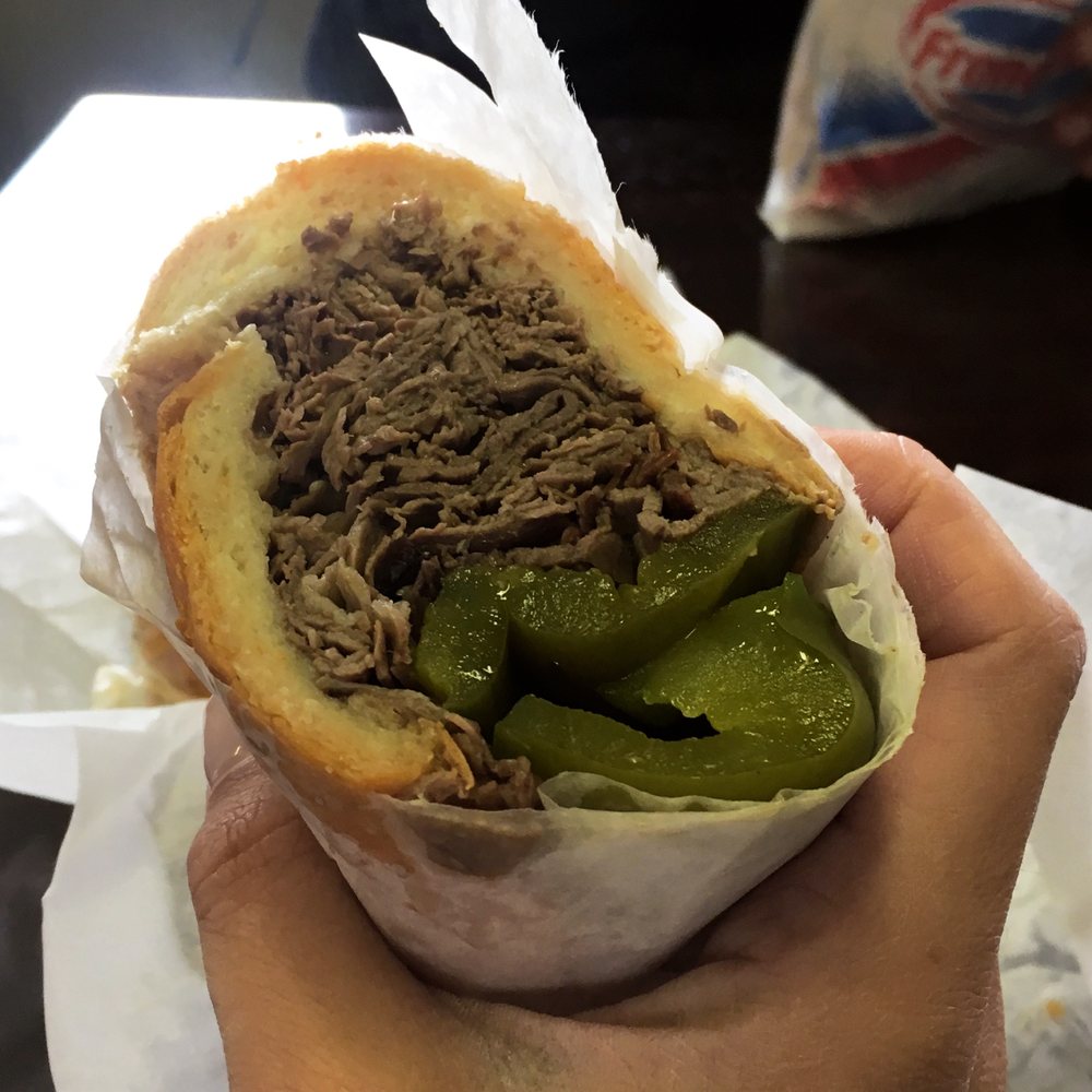 Mr. Beef - Italian Beef Sandwich with sweet peppers - Fast Food Near Me - Chicago, Illinois Mr. Beef - Italian Beef Sandwich with sweet peppers - Fast Food Near Me - Chicago, Illinois