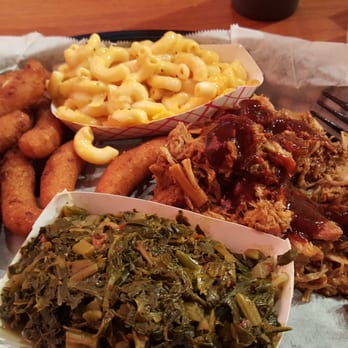 The Original Q Shack - BBQ pork plate - $8.95 - Barbeque Near Me - Durham, North Carolina The Original Q Shack - BBQ pork plate - $8.95 - Barbeque Near Me - Durham, North Carolina