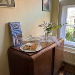 Marientreff - Choice of freshly baked cakes for the day.  Had the apple crumble... tastes so homemade &  delicious!