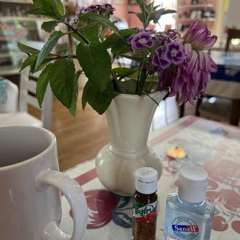 Town Hall Bakery - Funny to have Tajin and hand sanitizer on table. - Bakeries Near Me - Sturgeon Bay, Wisconsin Town Hall Bakery - Funny to have Tajin and hand sanitizer on table. - Bakeries Near Me - Sturgeon Bay, Wisconsin