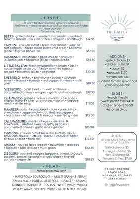 Menu photo 4 The Galley Norwalk, CT