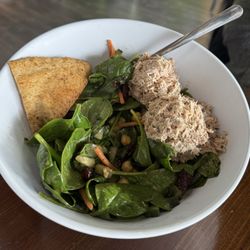 The Chopped Leaf - Bowl of salad with tuna
