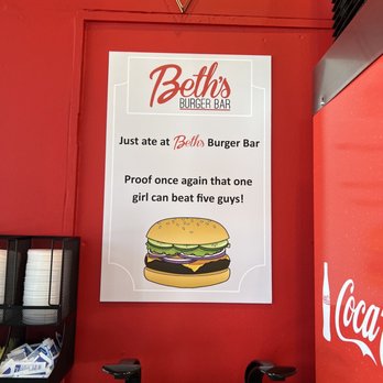 Beth's Burger Bar - Beth's slogan - Burgers Near Me - Winter Garden, Florida
