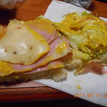 Subway - its a mess what she served us why would someone do this - Sandwiches Near Me - Picayune, Mississippi
