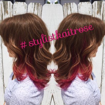 White House Salon - Pop of pink - Hair Salons Near Me - Murphysboro, Illinois