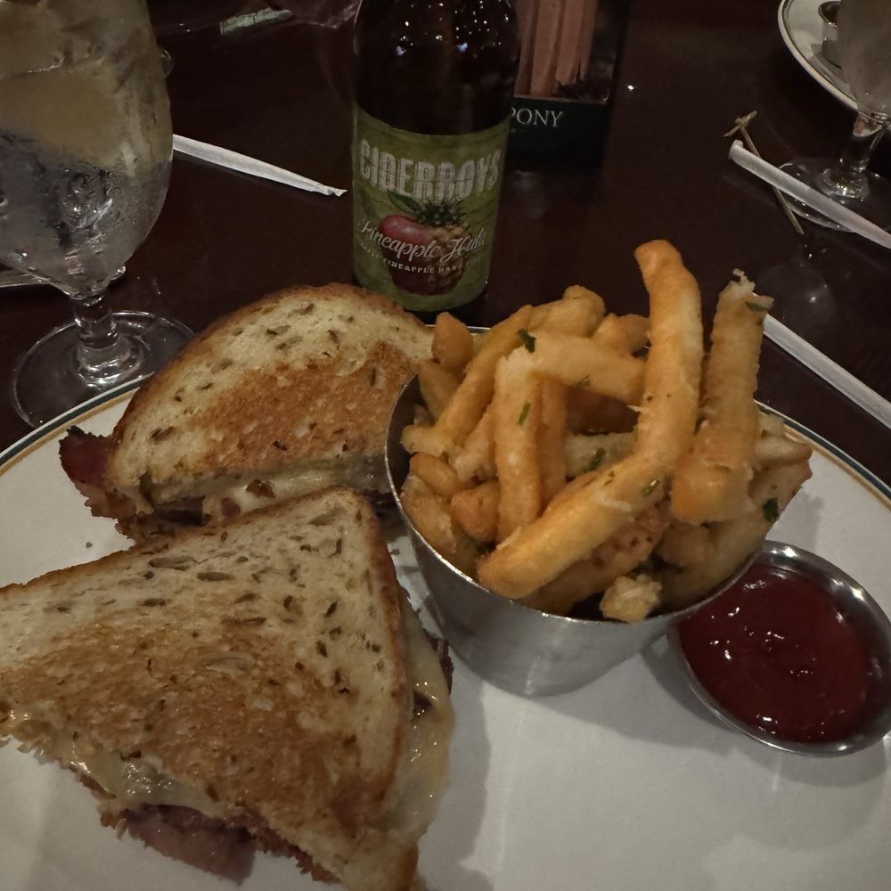 Reuben and fries. Small portions. Fries were $11.00 Reuben and fries. Small portions. Fries were $11.00