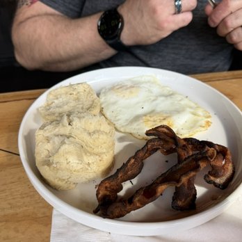The Cavalier - Breakfast (biscuit, eggs, bacon) - Pubs Near Me - Austin, Texas The Cavalier - Breakfast (biscuit, eggs, bacon) - Pubs Near Me - Austin, Texas