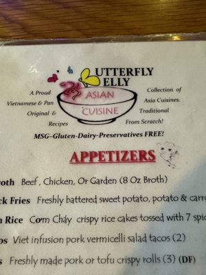 Butterfly Belly Asian Cuisine by null