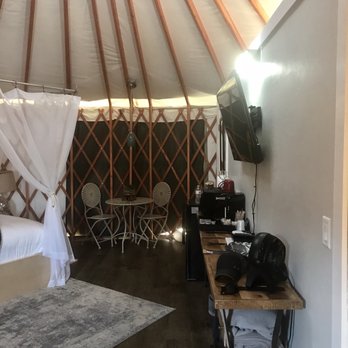 Escalante Yurts - Kitchenette area in the willow yurt - Vacation Rentals Near Me - Escalante, Utah Escalante Yurts - Kitchenette area in the willow yurt - Vacation Rentals Near Me - Escalante, Utah