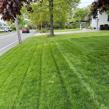 Advantage Lawn Care - First mow after over-seed! - Lawn Services Near Me