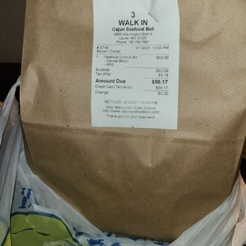 Cajun Seafood Boil - Sealed to-go bag - Cajun/Creole Near Me - Laurel, Maryland