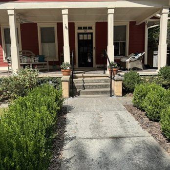 Quality Forged Welding Services - front view of new porch rails - Metal Fabricators Near Me - Lithonia, Georgia Quality Forged Welding Services - front view of new porch rails - Metal Fabricators Near Me - Lithonia, Georgia