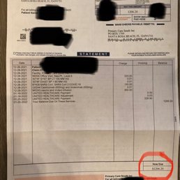PREDATORY BILLING! The cost of a simple COVID test and a monoclonal antibody treatment that they tell you is free.