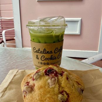 Catalina Coffee & Cookie - May 2025 | Sweet Japanese Iced Matcha & cranberry muffin! - Coffee & Tea Near Me - Avalon, California Catalina Coffee & Cookie - May 2025 | Sweet Japanese Iced Matcha & cranberry muffin! - Coffee & Tea Near Me - Avalon, California