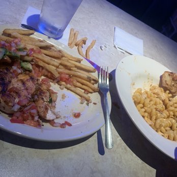 Bubba's 33 - California chicken (with no cheese) and mashed potatoes plus macaroni n chicken - Burgers Near Me - Taylor, Michigan Bubba's 33 - California chicken (with no cheese) and mashed potatoes plus macaroni n chicken - Burgers Near Me - Taylor, Michigan
