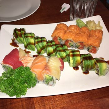 Minzu Sushi - Enjoyed the Spicy Girl, Caterpillar and Rainbow maki rolls. - Sushi Bars Near Me - Salem, Massachusetts