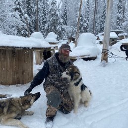 Jeff and the huskies Jeff and the huskies