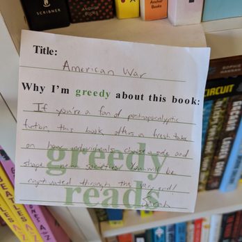 Greedy Reads - Personal recommendations - Bookstores Near Me - Baltimore, Maryland Greedy Reads - Personal recommendations - Bookstores Near Me - Baltimore, Maryland
