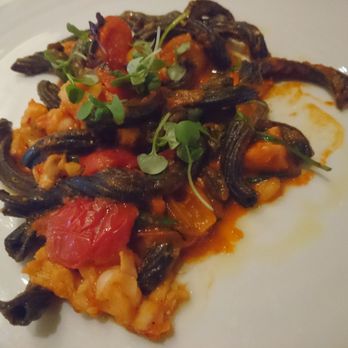 Spago - Squid ink pasta with lobster - New American Near Me - Las Vegas, Nevada
