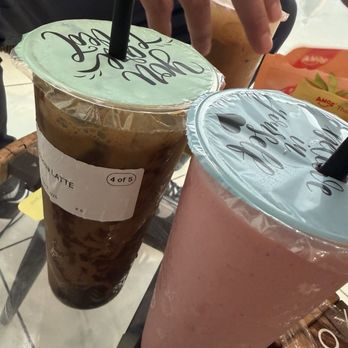 Let's Boba - Iced mocha, strawberry storm - Bubble Tea Near Me - Los Angeles, California