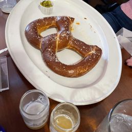 A giant pretzel with cheese inside? Yes please! A giant pretzel with cheese inside? Yes please!