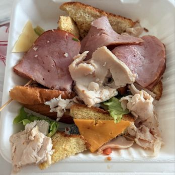 Riptides Grill And Tiki Bar - Club Sandwich - Tiki Bars Near Me - Fort Walton Beach, Florida