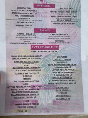 Menu photo 2 The Landing Beach Bar Christiansted, VI Menu photo 2 The Landing Beach Bar Christiansted, VI