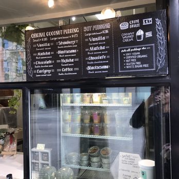 Vegan Pudding - The stand and menu! - Desserts Near Me - Vancouver, British Columbia