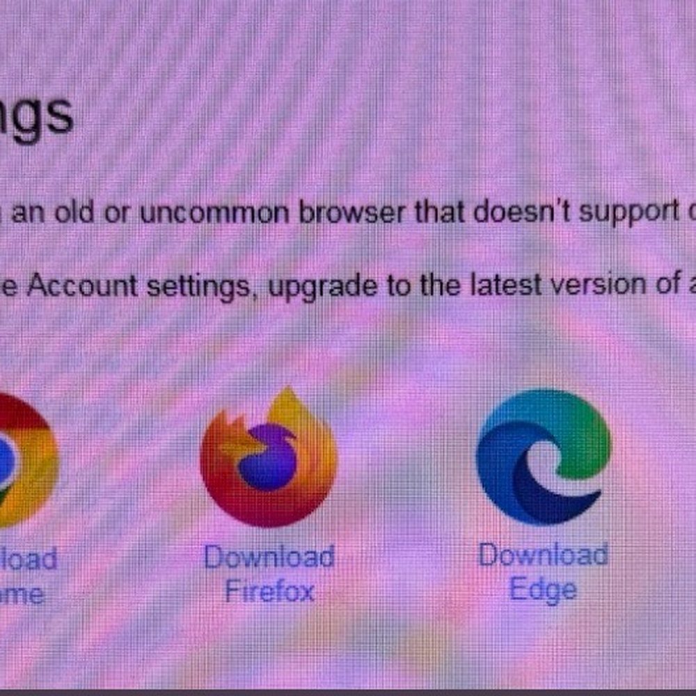 Outdated technology