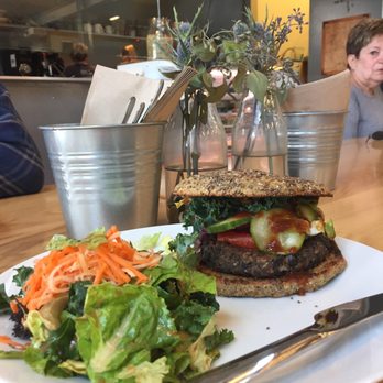 The Uprooted Kitchen - Black bean veggie burger - Vegan Near Me - Gilbert, Arizona