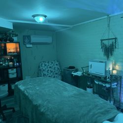 Eden Esthetics - Massage room. (This was after I had my massage and I enjoyed sitting in here for a moment before leaving.)