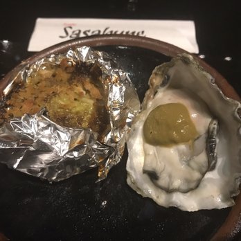 Sushi Sasabune - The cooked oysters was excellent, the raw was meh.. and I usually love raw oysters - Sushi Bars Near Me - Honolulu, Hawaii Sushi Sasabune - The cooked oysters was excellent, the raw was meh.. and I usually love raw oysters - Sushi Bars Near Me - Honolulu, Hawaii