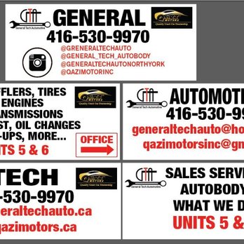 General Tech Automotive - Auto Repair Near Me - North York, Ontario General Tech Automotive - Auto Repair Near Me - North York, Ontario