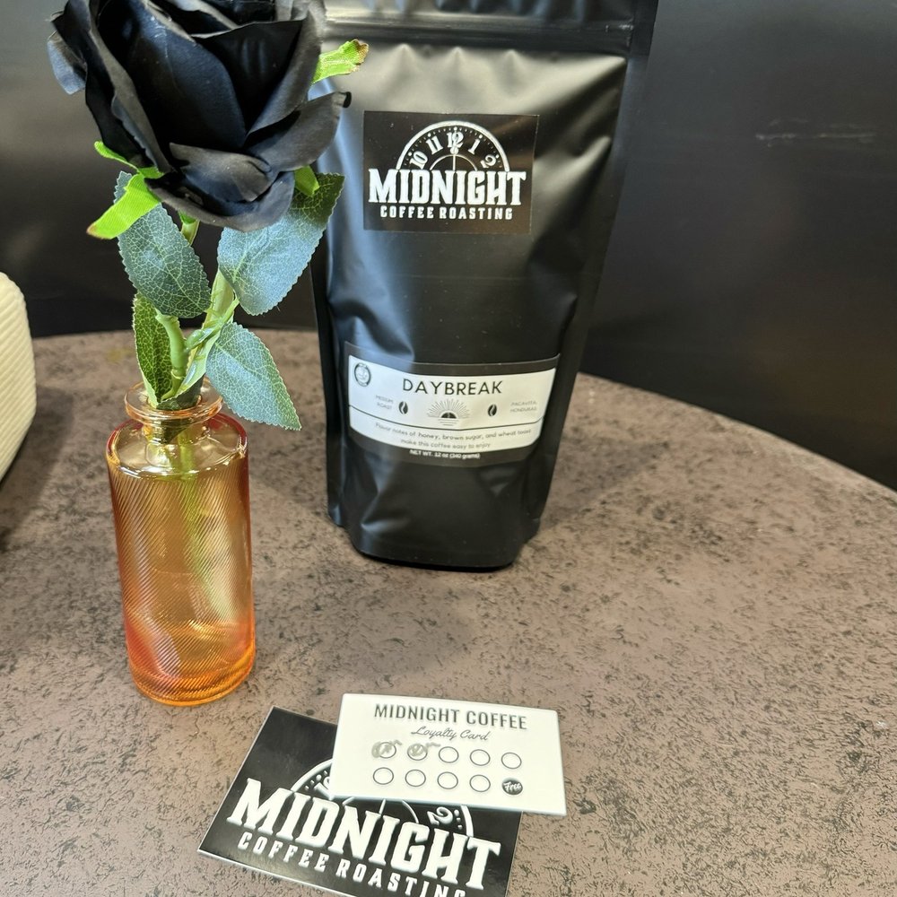 Midnight Coffee Roasting - Coffee beans, punch card, sticker - Coffee Roasteries Near Me - Reno, Nevada Midnight Coffee Roasting - Coffee beans, punch card, sticker - Coffee Roasteries Near Me - Reno, Nevada