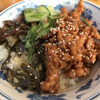 Double Dragon - V GF Peanut Sauce Soy Curl Rice Bowl - Sandwiches Near Me - Portland, Oregon Double Dragon - V GF Peanut Sauce Soy Curl Rice Bowl - Sandwiches Near Me - Portland, Oregon