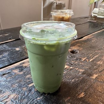 Heritage Bikes & Coffee - blueberry basil matcha latte - Bikes Near Me - Chicago, Illinois Heritage Bikes & Coffee - blueberry basil matcha latte - Bikes Near Me - Chicago, Illinois