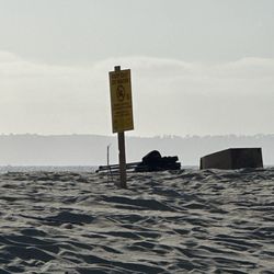 Silver Strand State Beach - Closed sign
