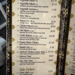 Fresh Tandoori Flavour - The fish pakora and Samosa Chaat prices