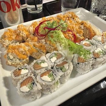 Hayashi - Philadelphia Roll & Lobster Tempura Maki - Sushi Bars Near Me - Easton, Massachusetts