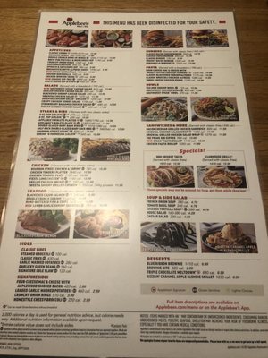 Menu photo 1 Applebee's Grill + Bar Copperas Cove, TX