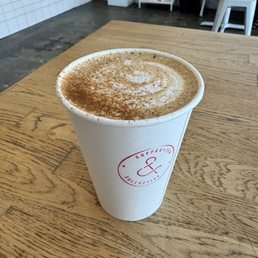 Orange cinnamon latte Orange cinnamon latte
