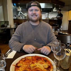 Pavarroti - We love this Italian restaurant pizza was like a cracker crust and tasted delicious in the service was amazing