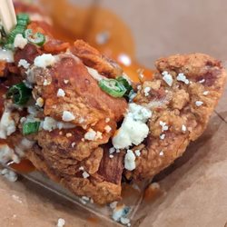 Lucky Bird - Chicken tenders (buffalo sauce and Bleu cheese) yummy!