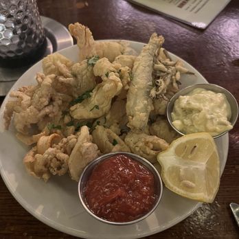 Bar Roma - Fritto Misto- calamari shrimp spelt with cocktail sauce - Bars Near Me - Chicago, Illinois