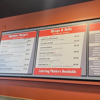 Gino's Burgers & Chicken - Menu - Burgers Near Me - Towson, Maryland