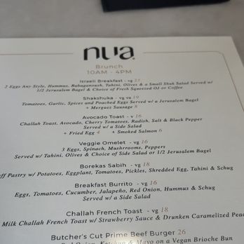 Nua - Menu - Middle Eastern Near Me - Beverly Hills, California Nua - Menu - Middle Eastern Near Me - Beverly Hills, California