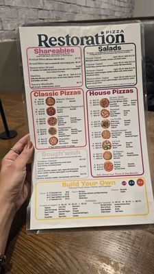 Menu photo 1 Restoration Pizza - Santa Fe Santa Fe, NM Menu photo 1 Restoration Pizza - Santa Fe Santa Fe, NM
