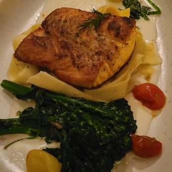 HAVEN Riverfront Restaurant & Bar - Alantic Bakkafrost Salmon, broccolini and egg noodles - New American Near Me - Edgewater, New Jersey HAVEN Riverfront Restaurant & Bar - Alantic Bakkafrost Salmon, broccolini and egg noodles - New American Near Me - Edgewater, New Jersey